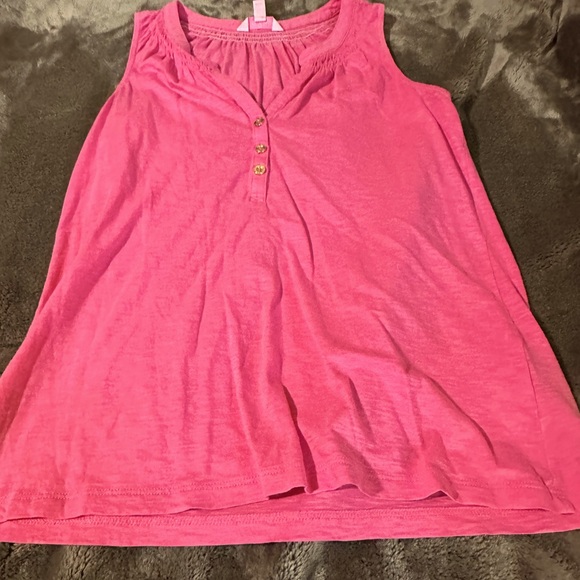 Lilly Pulitzer Tops - Lilly Pulitzer Buttoned Tank Top